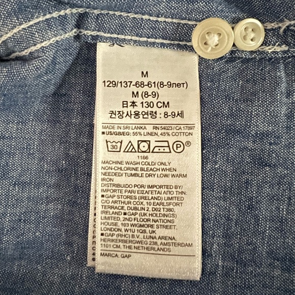 Gap Kids Chambray button down - Picture 6 of 6